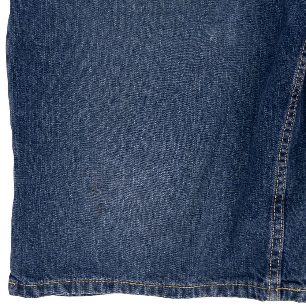 VTG Paco Jeans Mens 34 Denim Shorts Blue Relaxed Fit Y2K Streetwear Baggy Skate - Picture 9 of 12